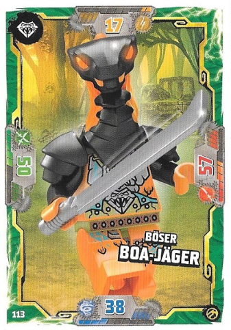 NINJAGO Trading Card Game (German) Series 7 - # 113 Böser Boa-Jäger