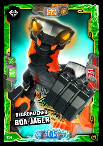 NINJAGO Trading Card Game (German) Series 7 - # 114 Bedrohlicher Boa-Jäger