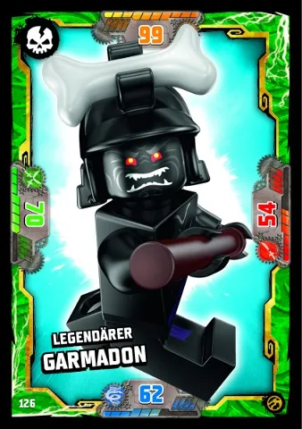 NINJAGO Trading Card Game (German) Series 7 - # 126 Legendärer Garmadon