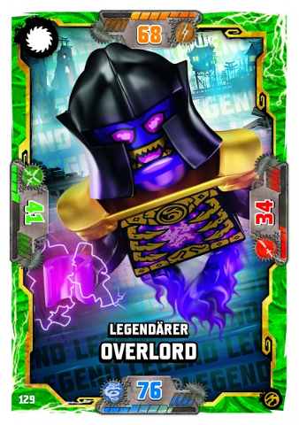 NINJAGO Trading Card Game (German) Series 7 - # 129 Legendärer Overlord