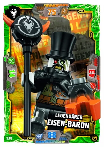 NINJAGO Trading Card Game (German) Series 7 - # 130 Legendärer Eisen-Baron