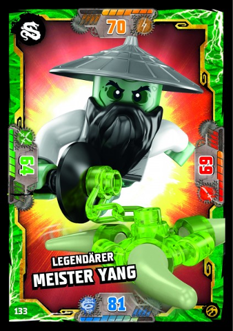 NINJAGO Trading Card Game (German) Series 7 - # 133 Legendärer Meister Yang