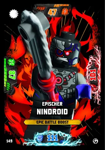 NINJAGO Trading Card Game (German) Series 7 - # 149 Epischer Nindroid