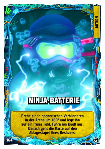 NINJAGO Trading Card Game (German) Series 7 - # 164 Ninja-Batterie