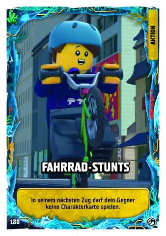 NINJAGO Trading Card Game (German) Series 7 - # 180 Fahrrad-Stunts