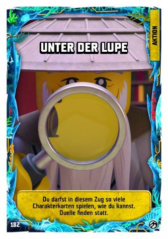 NINJAGO Trading Card Game (German) Series 7 - # 182 Unter der Lupe