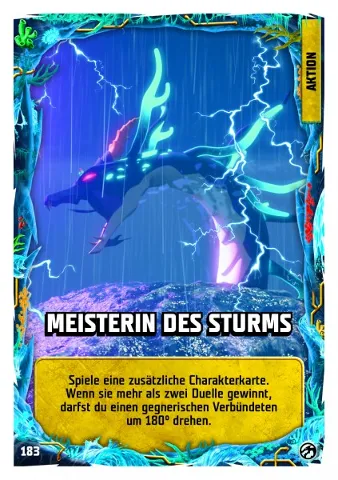 NINJAGO Trading Card Game (German) Series 7 - # 183 Meisterin des Sturms