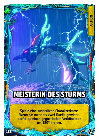 NINJAGO Trading Card Game (German) Series 7 - # 183 Meisterin des Sturms