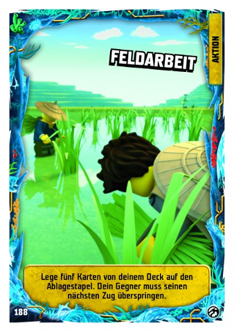 NINJAGO Trading Card Game (German) Series 7 - # 188 Feldarbeit