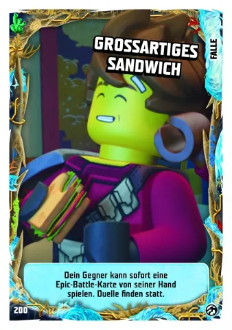 NINJAGO Trading Card Game (German) Series 7 - # 200 Grossartiges Sandwich