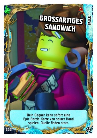 NINJAGO Trading Card Game (German) Series 7 - # 200 Grossartiges Sandwich