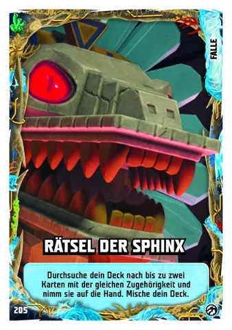 NINJAGO Trading Card Game (German) Series 7 - # 205 Rätsel der Sphinx