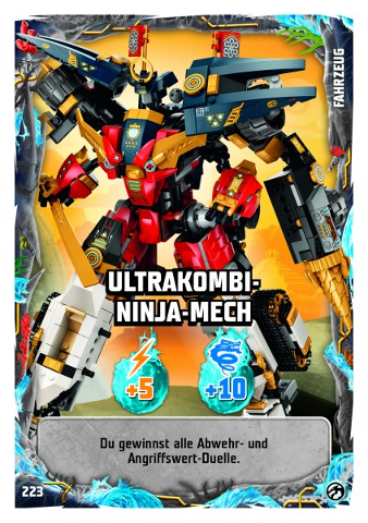 NINJAGO Trading Card Game (German) Series 7 - # 223 Ultrakombi-Ninja-Mech