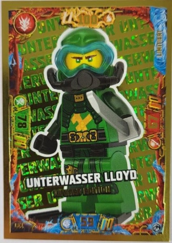 NINJAGO Trading Card Game (German) Series 7 - # LE1 Unterwasser Lloyd Limited Edition