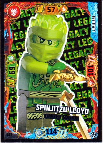 NINJAGO Trading Card Game (German) Series 7 - # LE2 Spinjitzu Lloyd Limited Edition