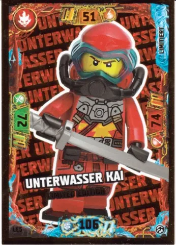NINJAGO Trading Card Game (German) Series 7 - # LE5 Unterwasser Kai Limited Edition
