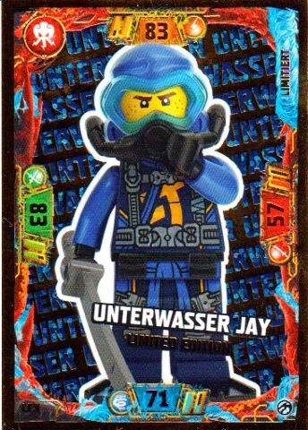 NINJAGO Trading Card Game (German) Series 7 - # LE9 Unterwasser Jay Limited Edition