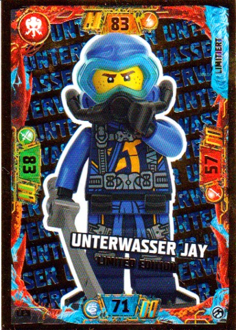 NINJAGO Trading Card Game (German) Series 7 - # LE9 Unterwasser Jay Limited Edition