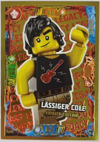 NINJAGO Trading Card Game (German) Series 7 - # LE11 Lässiger Cole Limited Edition