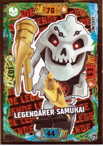 NINJAGO Trading Card Game (German) Series 7 - # LE21 Legendärer Samukai Limited Edition