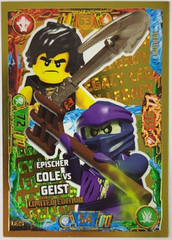 NINJAGO Trading Card Game (German) Series 7 - # LE25 Epischer Cole vs Geist Limited Edition