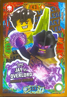 NINJAGO Trading Card Game (English) Series 7 - # LE3 Epic Jay vs Overlord Limited Edition