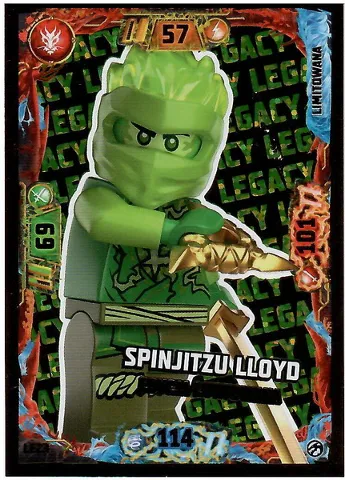 NINJAGO Trading Card Game (Polish) Series 7 - # LE23 Spinjitzu Lloyd Edycja Limitowana
