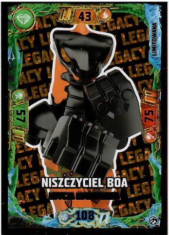 NINJAGO Trading Card Game (Polish) Series 7 - # LE24 Niszczyciel Boa Edycja Limitowana