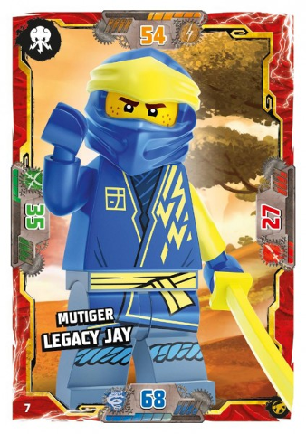 NINJAGO Trading Card Game (German) Series 8 (Next Level) - # 7 Mutiger Legacy Jay