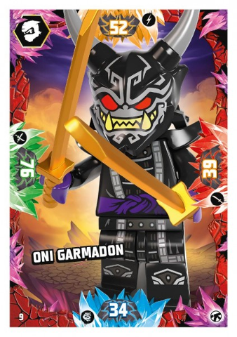 NINJAGO Trading Card Game (German) Series 8 (Next Level) - # 9 Oni Garmadon