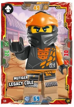 NINJAGO Trading Card Game (German) Series 8 (Next Level) - # 13 Mutiger Legacy Cole