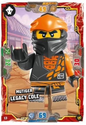 NINJAGO Trading Card Game (German) Series 8 (Next Level) - # 13 Mutiger Legacy Cole