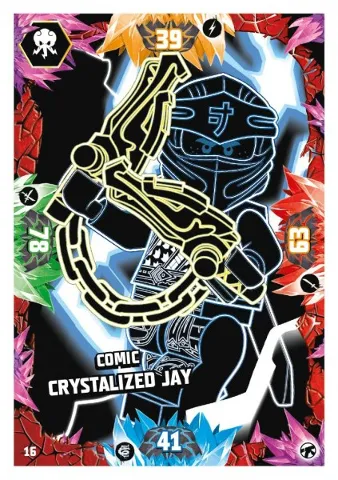 NINJAGO Trading Card Game (German) Series 8 (Next Level) - # 16 Comic Crystalized Jay