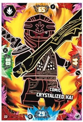 NINJAGO Trading Card Game (German) Series 8 (Next Level) - # 22 Comic Crystalized Kai