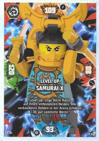 NINJAGO Trading Card Game (German) Series 8 (Next Level) - # 23 Level Up Samurai X