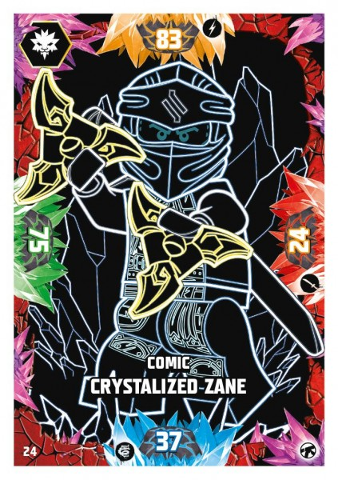 NINJAGO Trading Card Game (German) Series 8 (Next Level) - # 24 Comic Crystalized Zane