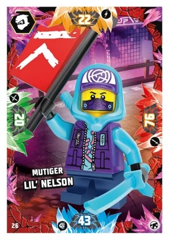 NINJAGO Trading Card Game (German) Series 8 (Next Level) - # 26 Mutiger Lil' Nelson