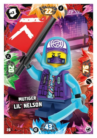 NINJAGO Trading Card Game (German) Series 8 (Next Level) - # 26 Mutiger Lil' Nelson