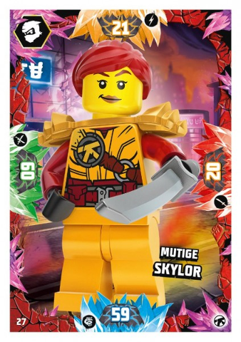 NINJAGO Trading Card Game (German) Series 8 (Next Level) - # 27 Mutiger Skylor