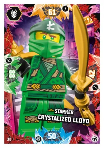 NINJAGO Trading Card Game (German) Series 8 (Next Level) - # 30 Starker Crystalized Lloyd