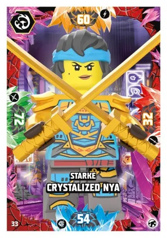 NINJAGO Trading Card Game (German) Series 8 (Next Level) - # 33 Starke Crystalized Nya