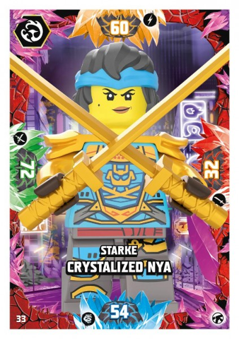 NINJAGO Trading Card Game (German) Series 8 (Next Level) - # 33 Starke Crystalized Nya