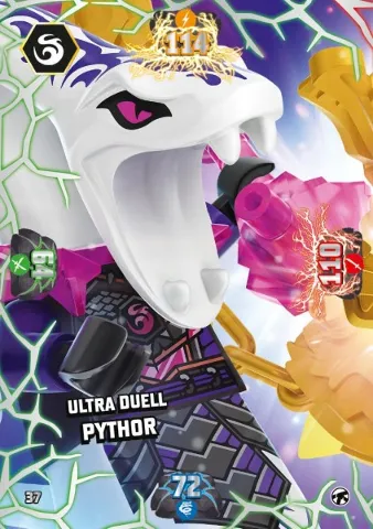 NINJAGO Trading Card Game (German) Series 8 (Next Level) - # 37 Ultra Duell Pythor