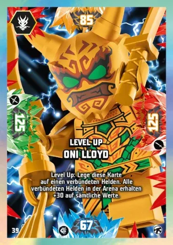 NINJAGO Trading Card Game (German) Series 8 (Next Level) - # 39 Level Up Oni Lloyd