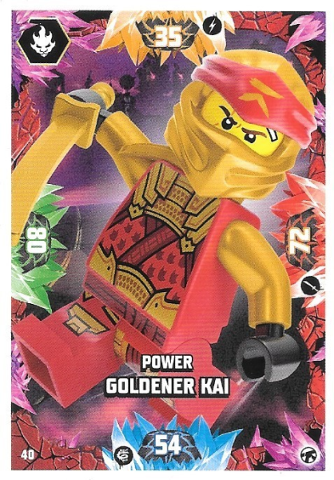 NINJAGO Trading Card Game (German) Series 8 (Next Level) - # 40 Power Goldener Kai