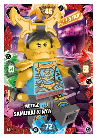 NINJAGO Trading Card Game (German) Series 8 (Next Level) - # 42 Mutige Samuari X Nya