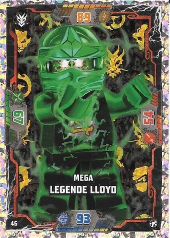 NINJAGO Trading Card Game (German) Series 8 (Next Level) - # 46 Mega Legende Lloyd