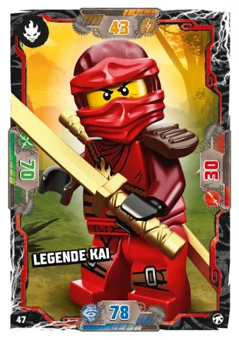 NINJAGO Trading Card Game (German) Series 8 (Next Level) - # 47 Legende Kai