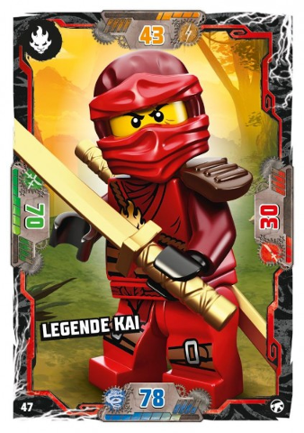 NINJAGO Trading Card Game (German) Series 8 (Next Level) - # 47 Legende Kai