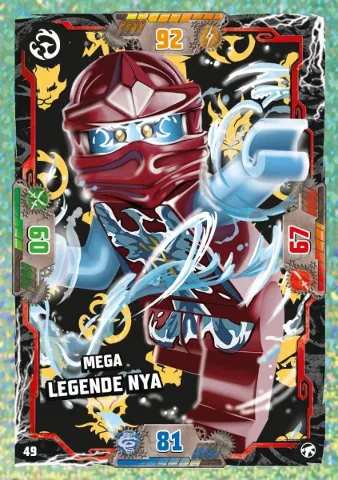 NINJAGO Trading Card Game (German) Series 8 (Next Level) - # 49 Mega Legende Nya
